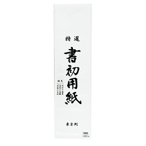 志昌堂 書初用紙 東京判 10枚入 KZ-182 273×1013 書き初め 書初め かきぞめ 書きぞめ 習字 書道