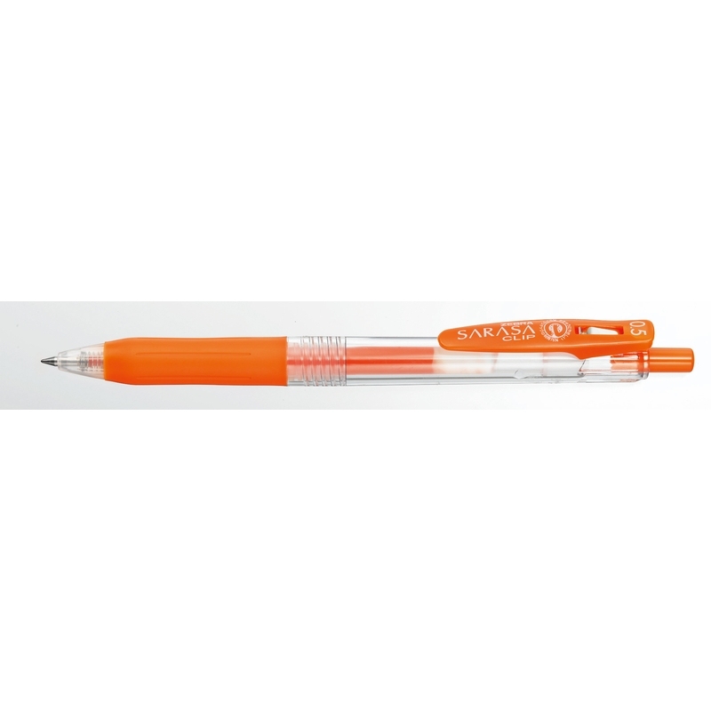 ゲルインクボールペン サラサクリップ0.5 お買得 レッドオレンジ 驚きの価格が実現 ゼブラ JJ15-ROR