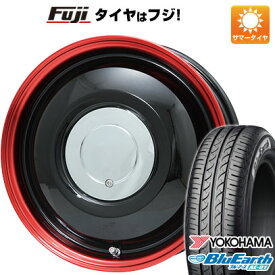 【新品 軽自動車】 夏タイヤ ホイール4本セット 165/55R14 ヨコハマ ブルーアース AE-01 WORK ワーク レッドスレッド フジオリジナルカラー 4.5J 14インチ(送料無料)