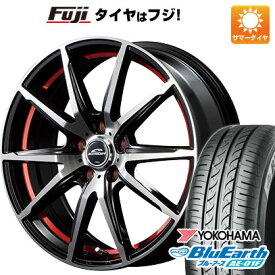 【新品国産4穴100車】 夏タイヤ ホイール4本セット 175/65R15 ヨコハマ ブルーアース AE-01F MID シュナイダー RX02 15インチ(送料無料)