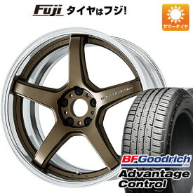 【新品国産5穴114.3車】 夏タイヤ ホイール4本セット 225/55R19 BFグッドリッチ(フジ専売) アドバンテージ コントロール ワーク エモーション T5R 2P 19インチ(送料無料)