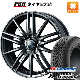 【新品国産5穴114.3車】 夏タイヤ ホイール4本セット 225/55R18 BFグッドリッチ トレールテレーンT/A ORBL ウェッズ ザミック ティート 18インチ(送料無料)