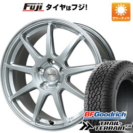 【新品国産5穴114.3車】 夏タイヤ ホイール4本セット 225/60R18 BFグッドリッチ トレールテレーンT/A ORBL レアマイスター LMスポーツLM-QR ハイパーシルバー 18インチ(送料無料)