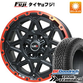 【新品】プラド/ハイラックス 夏タイヤ ホイール4本セット 265/65R17 BFグッドリッチ トレールテレーンT/A ORWL レアマイスター LMG モンタグナ(マットブラック/レッドリム) 17インチ(送料無料)