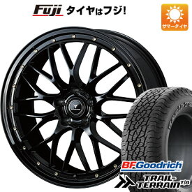 【新品国産5穴114.3車】 夏タイヤ ホイール4本セット 225/60R18 BFグッドリッチ トレールテレーンT/A ORBL ウェッズ ノヴァリス アセット M1 18インチ(送料無料)