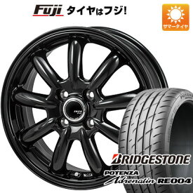 【新品 軽自動車】N-BOX タント スペーシア 夏タイヤ ホイール4本セット 165/55R15 ブリヂストン ポテンザ アドレナリン RE004 モンツァ ZACK JP-209 15インチ(送料無料)