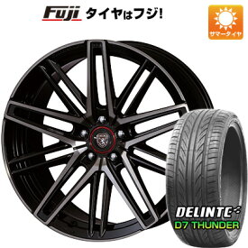 【新品国産5穴114.3車】 夏タイヤ ホイール4本セット 245/35R19 デリンテ D7 サンダー(限定) クリムソン クラブリネア カッサーノ FF 19インチ(送料無料)