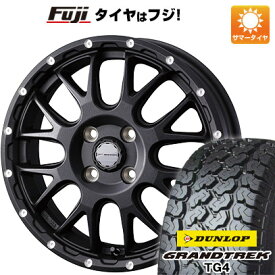 【新品 軽自動車】軽トラ 軽バン 夏タイヤ ホイール4本セット 145/80R12 ダンロップ グラントレック TG4 80/78N ウェッズ ウェッズアドベンチャー マッドヴァンス 08 12インチ(送料無料)