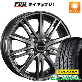 【新品】フリード 5穴/114 夏タイヤ ホイール4本セット 185/65R15 ダンロップ EC202L ブリヂストン バルミナ BR10 15インチ(送料無料)