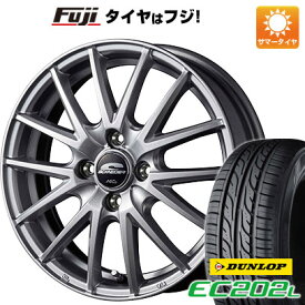 【新品国産4穴100車】 夏タイヤ ホイール4本セット 175/65R15 ダンロップ EC202L MID シュナイダー SQ27 15インチ(送料無料)