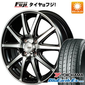 【新品 軽自動車】 夏タイヤ ホイール4本セット 155/65R13 ヨコハマ ブルーアース ES32 MID ファイナルスピード GR-ガンマ ブラックポリッシュ 13インチ(送料無料)