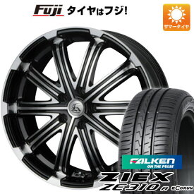 【新品国産5穴114.3車】 夏タイヤ ホイール4本セット 215/45R17 ファルケン ジークス ZE310R エコラン（限定） テクノピア カシーナ V-1 17インチ(送料無料)