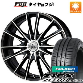 【新品国産5穴114.3車】 夏タイヤ ホイール4本セット 215/50R17 ファルケン ジークス ZE310R エコラン（限定） テクノピア カシーナ FV-7 17インチ(送料無料)