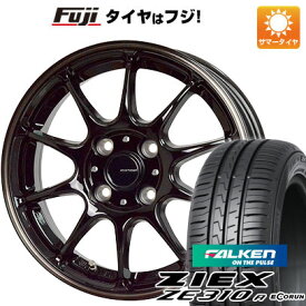 【新品国産4穴100車】 夏タイヤ ホイール4本セット 185/60R15 ファルケン ジークス ZE310R エコラン（限定） ホットスタッフ ジースピード P-07 15インチ(送料無料)