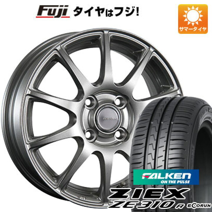 楽天市場】【新品国産車用4穴100】 夏タイヤ ホイール4本セット 185 