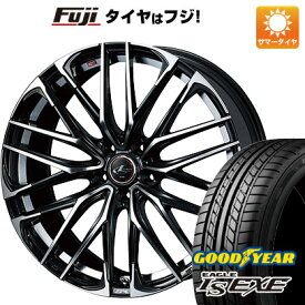 【新品国産5穴114.3車】 夏タイヤ ホイール4本セット 245/45R19 グッドイヤー イーグル エルエス エグゼ(限定) ウェッズ レオニス SK 19インチ(送料無料)