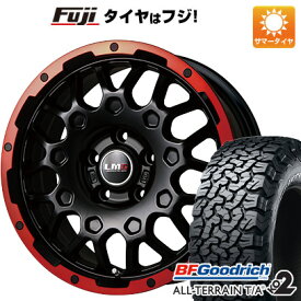 【新品国産5穴114.3車】 夏タイヤ ホイール4本セット 215/70R16 BFグッドリッチ オールテレーンT/A KO2 RWL/RBL レアマイスター LMG MS-9W マットブラックレッドリム 16インチ(送料無料)