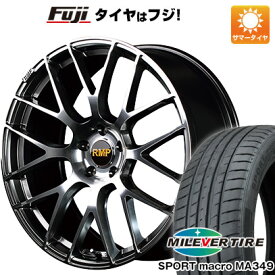 【新品国産5穴114.3車】 夏タイヤ ホイール4本セット 235/35R19 ミレバー スポーツマクロ MA349（限定） MID RMP 028F 19インチ(送料無料)