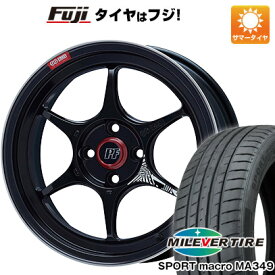 【新品】シエンタ 2022- 夏タイヤ ホイール4本セット 205/45R17 ミレバー スポーツマクロ MA349（限定） エンケイ PF06 マシニングブラック 17インチ(送料無料)