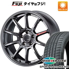 【新品国産4穴100車】 夏タイヤ ホイール4本セット 195/50R16 ミレバー スポーツマクロ MA349（限定） SSR GTV05 16インチ(送料無料)