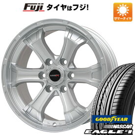 【新品】キャラバン 夏タイヤ ホイール4本セット 195/80R15 グッドイヤー イーグル ナンバーワン ナスカー LT 107/105L(限定) ビッグウエイ B-MUD K(シルバー) 15インチ(送料無料)