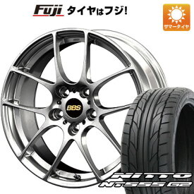 【パンク保証付き】【新品国産5穴114.3車】 夏タイヤ ホイール4本セット 225/45R18 ニットー NT555 G2 BBS JAPAN RF 18インチ(送料無料)