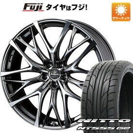 【パンク保証付】【新品国産5穴114.3車】 夏タイヤ ホイール4本セット 245/40R20 ニットー NT555 G2 ウェッズ クレンツェ ウィーバル 100EVO 20インチ(送料無料)