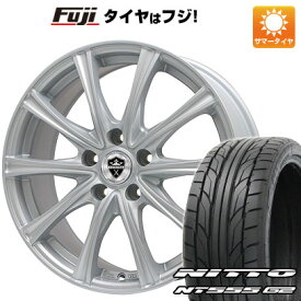 【パンク保証付】【新品国産5穴114.3車】 夏タイヤ ホイール4本セット 215/35R18 ニットー NT555 G2 ブランドル ER16 18インチ(送料無料)