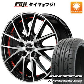 【パンク保証付】【新品国産5穴114.3車】 夏タイヤ ホイール4本セット 215/40R18 ニットー NT555 G2 MID シュナイダー RX27 18インチ(送料無料)