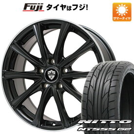 【パンク保証付】【新品国産5穴114.3車】 夏タイヤ ホイール4本セット 215/35R18 ニットー NT555 G2 ブランドル ER16B 18インチ(送料無料)