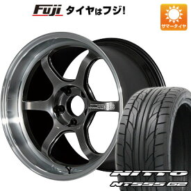 【パンク保証付】【新品】ライズ/ロッキー（ハイブリッド） 夏タイヤ ホイール4本セット 215/45R18 ニットー NT555 G2 ヨコハマ アドバンレーシング R6 18インチ(送料無料)