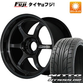 【パンク保証付】【新品】ライズ/ロッキー（ハイブリッド） 夏タイヤ ホイール4本セット 215/45R18 ニットー NT555 G2 ヨコハマ アドバンレーシング R6 18インチ(送料無料)