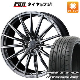 【パンク保証付】【新品国産5穴114.3車】 夏タイヤ ホイール4本セット 215/35R19 ニットー NT555 G2 ウェッズ F-ZERO FZ-4 19インチ(送料無料)