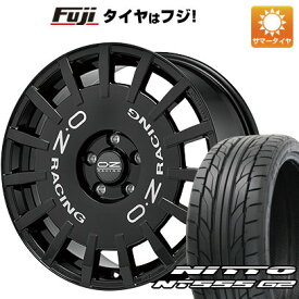 【パンク保証付】【新品国産5穴114.3車】 夏タイヤ ホイール4本セット 225/45R18 ニットー NT555 G2 OZ ラリーレーシング 18インチ(送料無料)