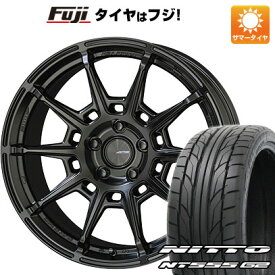 【パンク保証付】【新品国産5穴114.3車】 夏タイヤ ホイール4本セット 235/50R18 ニットー NT555 G2 共豊 ガレルナ レフィーノ 18インチ(送料無料)