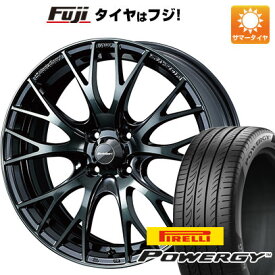 【新品国産4穴100車】 夏タイヤ ホイール4本セット 195/65R15 ピレリ パワジー ウェッズ ウェッズスポーツ SA-20R 15インチ(送料無料)