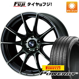 【新品国産5穴114.3車】 夏タイヤ ホイール4本セット 205/55R16 ピレリ パワジー ウェッズ ウェッズスポーツ SA-25R 16インチ(送料無料)