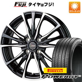 【新品国産4穴100車】 夏タイヤ ホイール4本セット 185/65R15 ピレリ パワジー ホットスタッフ クロノス CH-110 15インチ(送料無料)