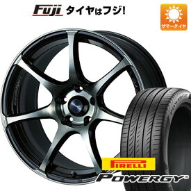 【新品国産5穴114.3車】 夏タイヤ ホイール4本セット 225/50R17 ピレリ パワジー ウェッズ ウェッズスポーツ SA-75R 17インチ(送料無料)