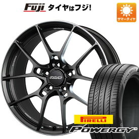 【新品国産5穴114.3車】 夏タイヤ ホイール4本セット 225/55R18 ピレリ パワジー レイズ ボルクレーシング G025 18インチ(送料無料)