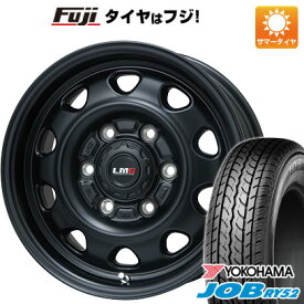 【新品 軽自動車】軽トラ 軽バン 夏タイヤ ホイール4本セット 145R12 ヨコハマ RY52 6PR レアマイスター LMG OFF-STYLE(マットブラック) 12インチ(送料無料)