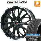 【新品国産5穴114.3車】 夏タイヤ ホイール4本セット 235/60R18 トーヨー オープンカントリー A/T EX レアマイスター LMG ヴァスティア(グロスブラック/ホワイトリム) 18インチ(送料無料)