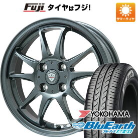 【新品 軽自動車】N-BOX タント スペーシア 夏タイヤ ホイール4本セット 165/55R15 ヨコハマ ブルーアース AE-01 ブランドル KF28 15インチ(送料無料)