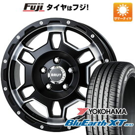 【新品国産5穴114.3車】 夏タイヤ ホイール4本セット 225/60R17 ヨコハマ ブルーアース XT AE61 トライスター BRUT BR-66 17インチ(送料無料)