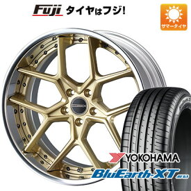 【新品国産5穴114.3車】 夏タイヤ ホイール4本セット 225/55R19 ヨコハマ ブルーアース XT AE61 ウェッズ マーベリック 1505S 19インチ(送料無料)