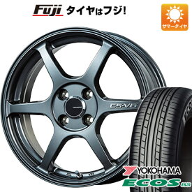 日本製【新品 軽自動車】N-BOX タント スペーシア 夏タイヤ ホイール4本セット 165/55R15 ヨコハマ エコス ES31 レアマイスター CS-V6(ガンメタ) 5J 15インチ(送料無料)