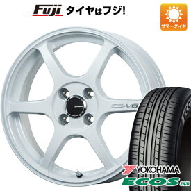 【新品 軽自動車】エブリイワゴン 夏タイヤ ホイール4本セット 165/50R15 ヨコハマ エコス ES31 レアマイスター CS-V6(ホワイト) 15インチ(送料無料)