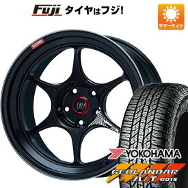 【新品国産5穴114.3車】 夏タイヤ ホイール4本セット 235/55R18 ヨコハマ ジオランダー A/T G015 RBL エンケイ PF06 マシニングブラック 18インチ(送料無料)