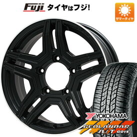 【新品】ジムニーシエラ 夏タイヤ ホイール4本セット 215/75R15 ヨコハマ ジオランダー A/T G015 OWL/RBL プレミックス グラバス-Jr(マットブラック/リムポリッシュ) 15インチ(送料無料)