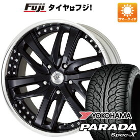 【新品】ランクル200 夏タイヤ ホイール4本セット 285/50R20 ヨコハマ PARADA Spec-X ワーク LS ブライトリングSUV 20インチ(送料無料)